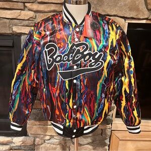 HGC‎ Bad Boy Multicolor Bomber Jacket men’s size XL